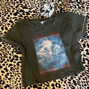 nwt boys lie crop tshirt xs